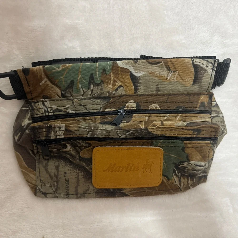 Marlin Real Leaf Pouch 10x7 With Strap